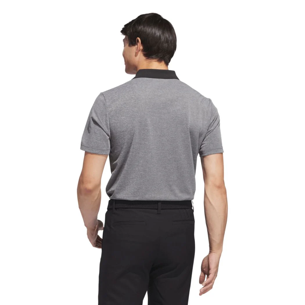 adidas Performance Heathered Men's Polo Shirt - Image 2