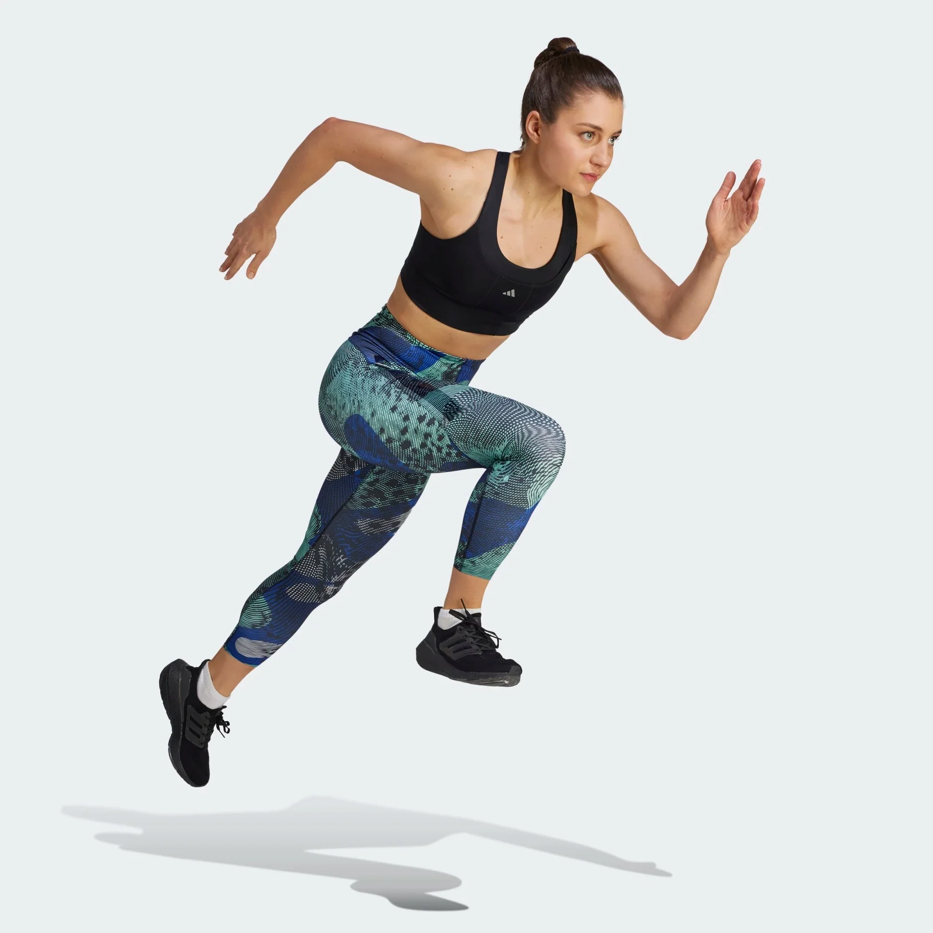 adidas Adizero Running Allover Print 7/8 Women's Leggings - Image 3