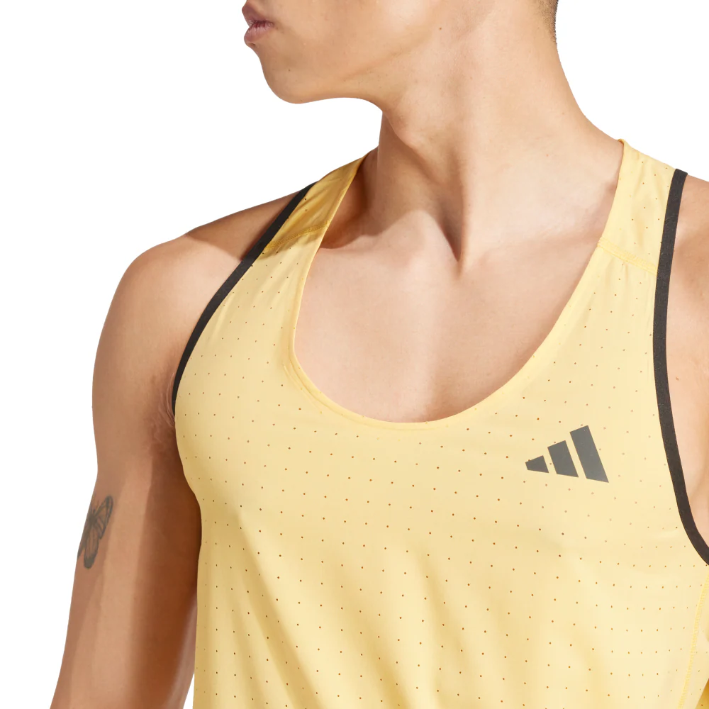 adidas Adizero Men's Running Singlet - Image 3