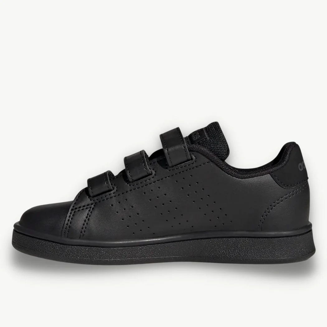 adidas Advantage Court Lifestyle Hook-and-Loop Kids Sneakers - Image 2