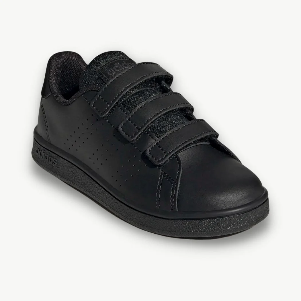 adidas Advantage Court Lifestyle Hook-and-Loop Kids Sneakers - Image 3