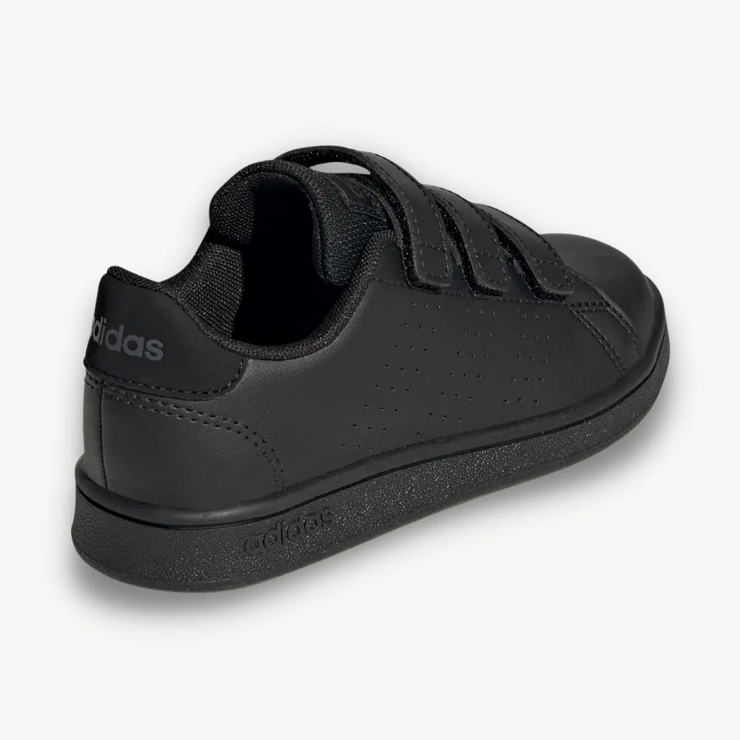 adidas Advantage Court Lifestyle Hook-and-Loop Kids Sneakers - Image 4
