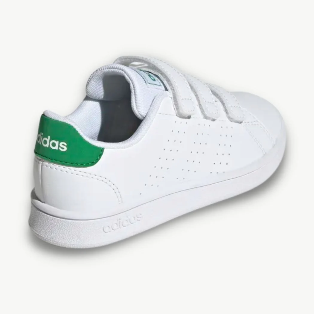 adidas Advantage Court Lifestyle Hook-and-Loop Kids Sneakers - Image 4