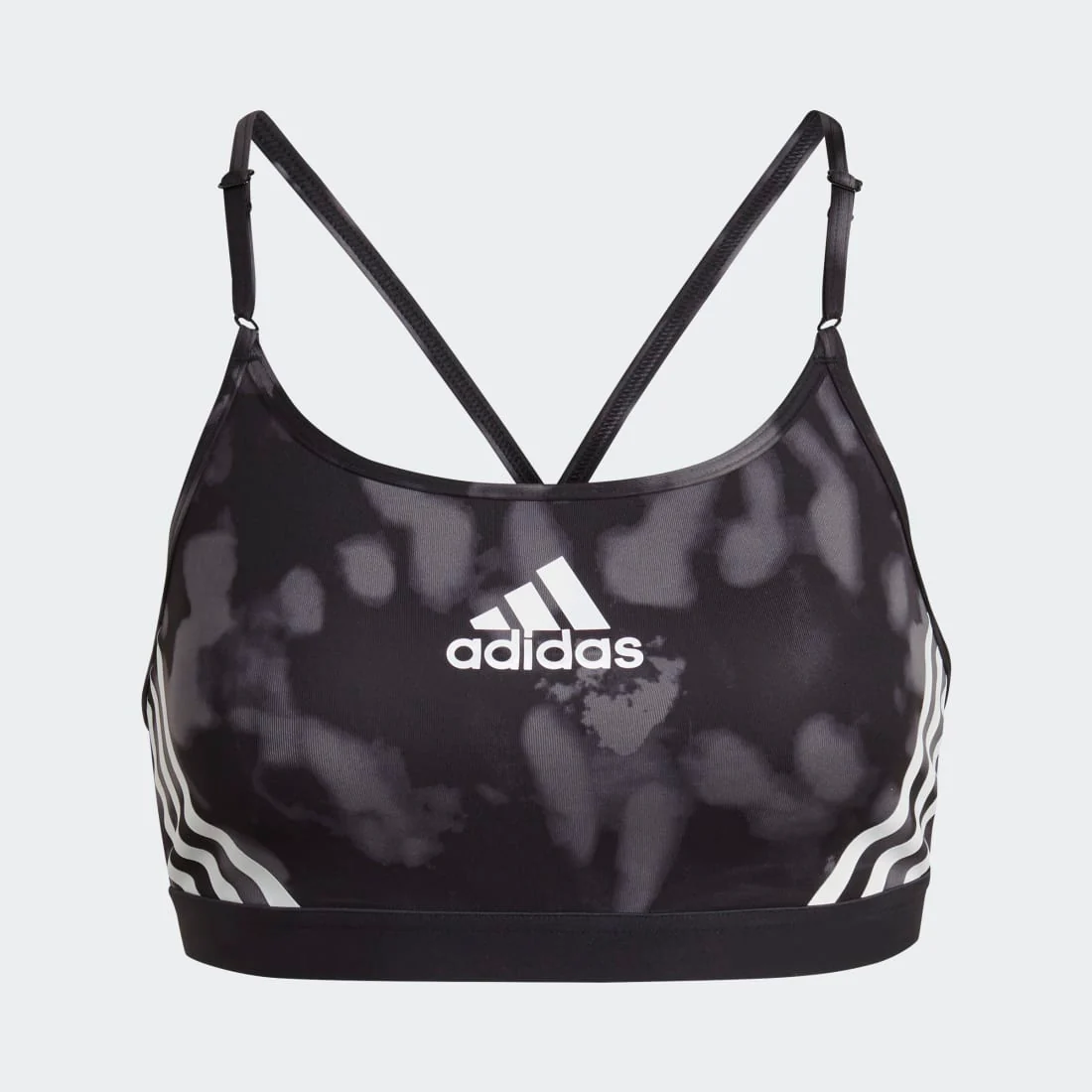 adidas Aeroreact Light-Support Hyperglam Women's Printed Bra - Image 4