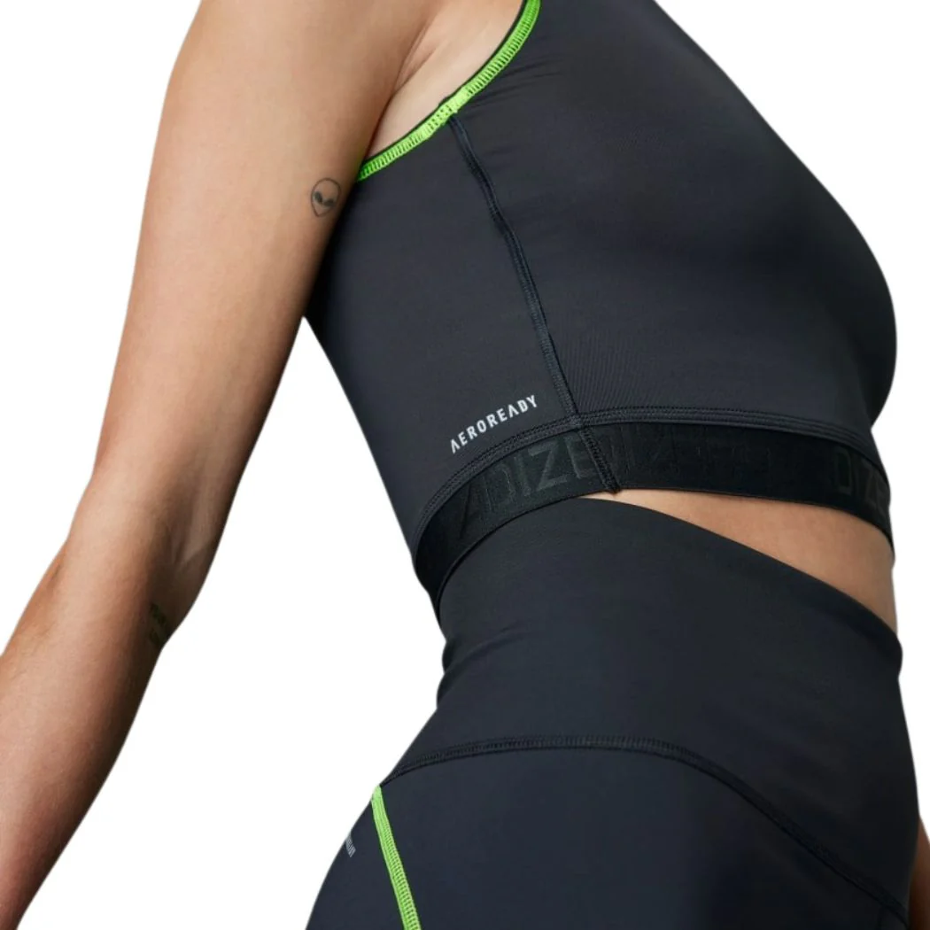 adidas Adizero Running Crop Women's Tank Top - Image 3