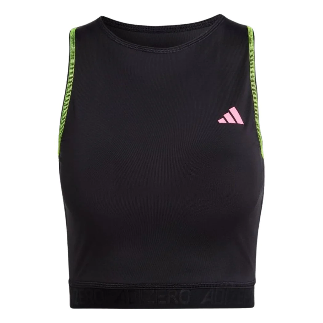 adidas Adizero Running Crop Women's Tank Top - Image 4