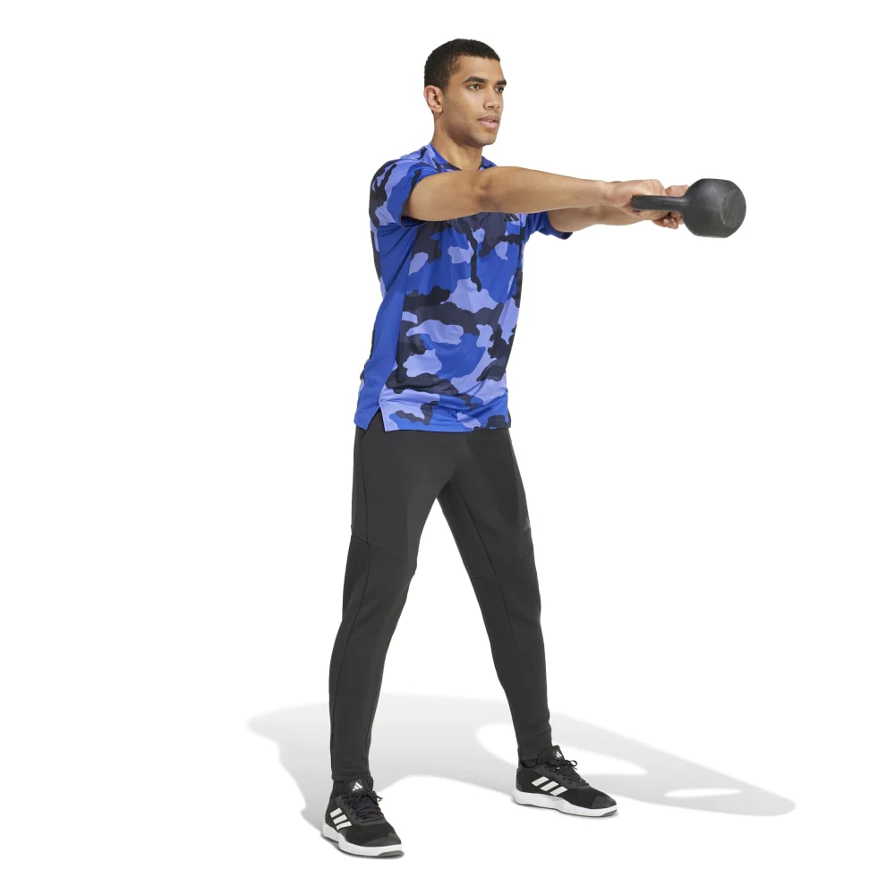 adidas Train Essentials Camo Allover Print Men's Tee - Image 3