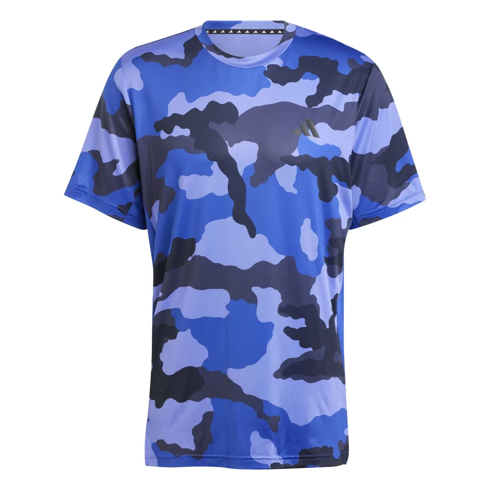 adidas Train Essentials Camo Allover Print Men's Tee - Image 4