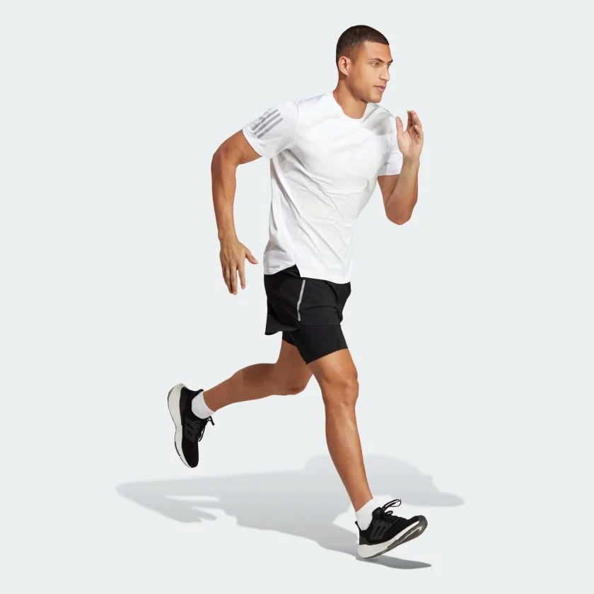 adidas Designed for Running Two-in-One Men's Shorts - Image 3