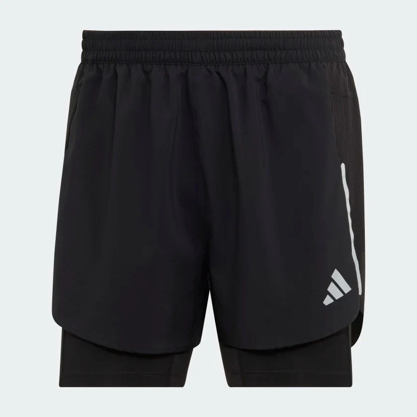 adidas Designed for Running Two-in-One Men's Shorts - Image 4
