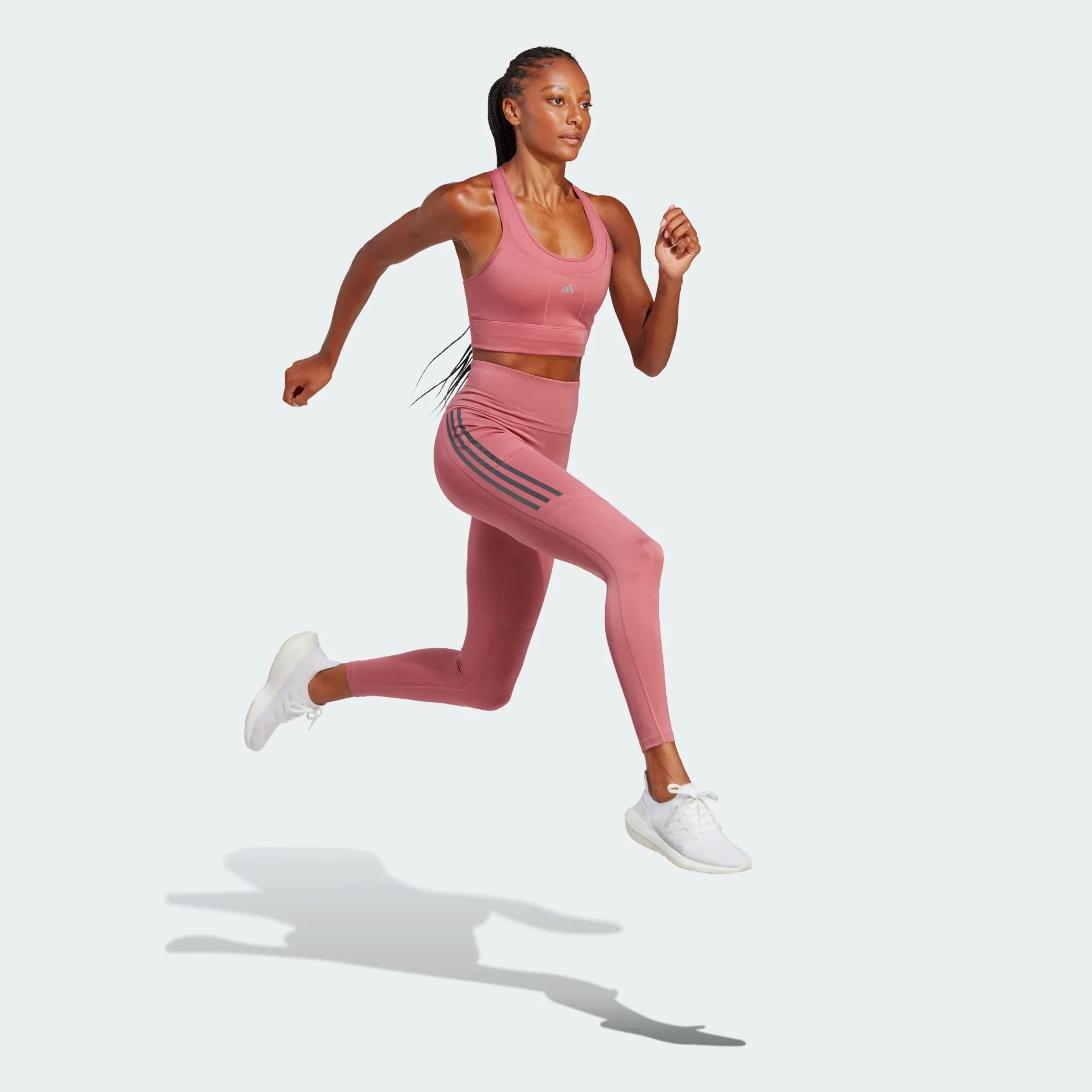 adidas DailyRun 3-Stripes 7/8 Women's Leggings - Image 3