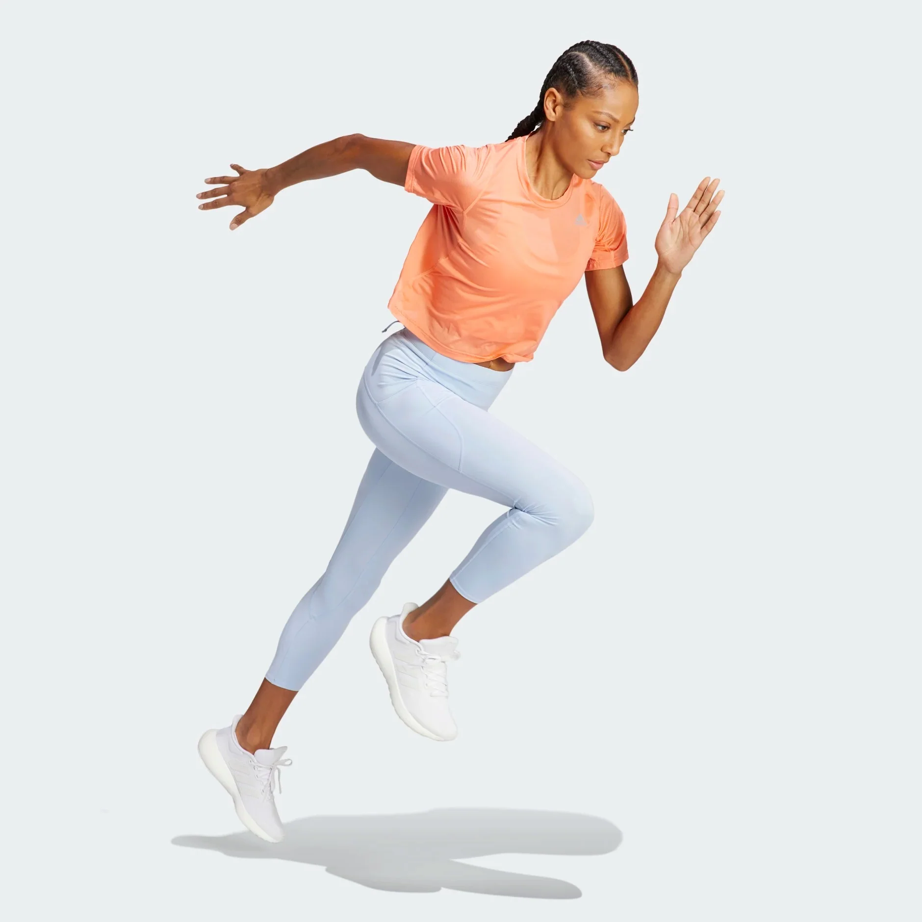 adidas Fast Women's Crop Tee - Image 3