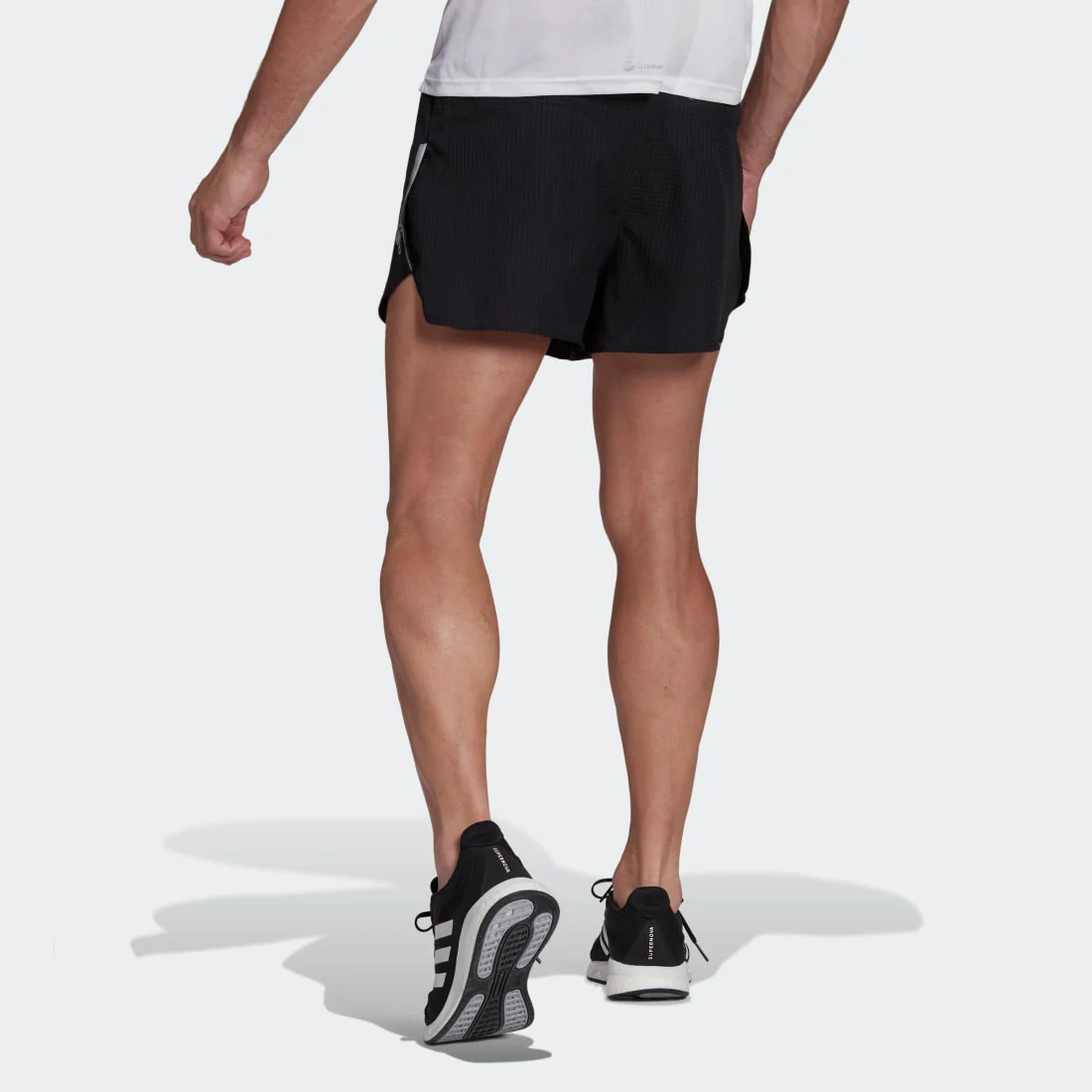 adidas Fast Reflective Split Men's Shorts - Image 2