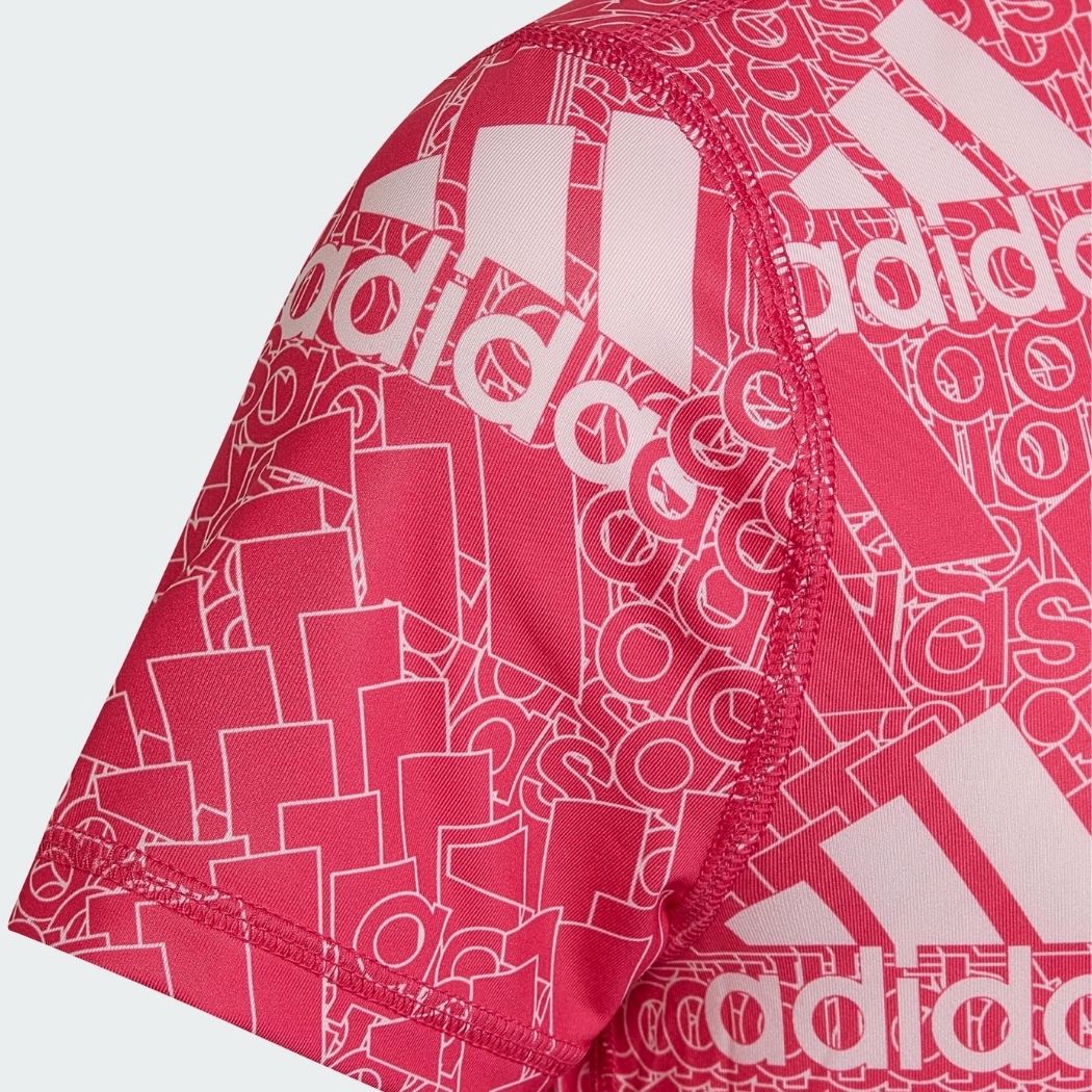 adidas AEROREADY Designed to Move Kids BrandLove Tee - Image 3