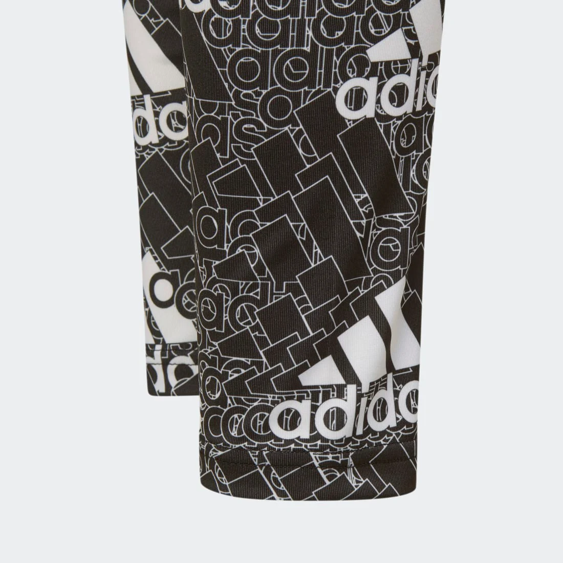 adidas AEROREADY Designed to Move Brand Love Kids Long Leggings - Image 4