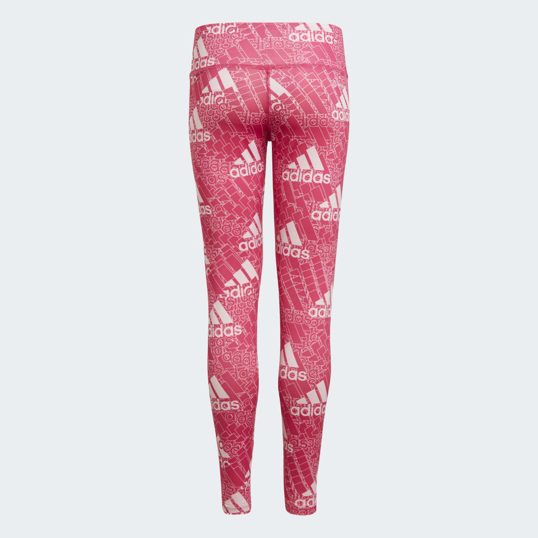 adidas AEROREADY Designed to Move Brand Love Kids Long Tights - Image 2