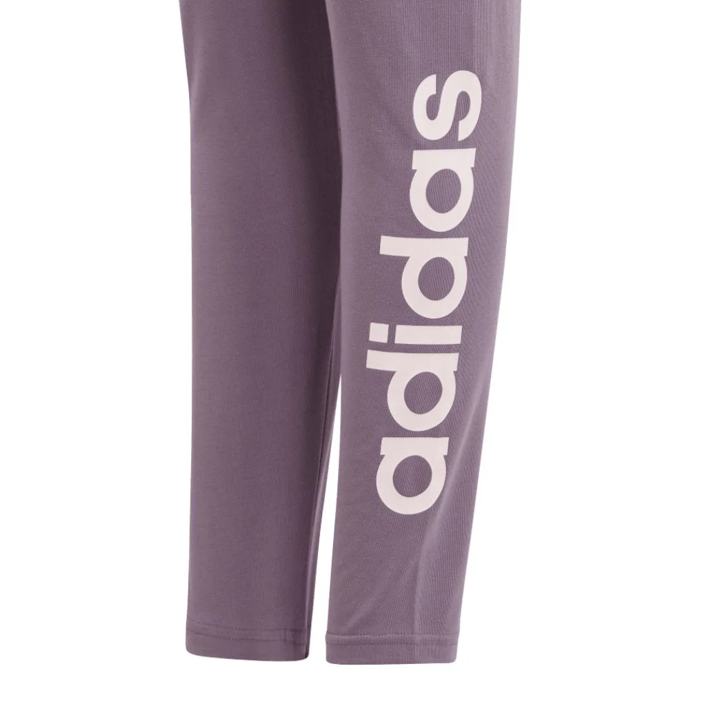 adidas Mallas Essentials Logo Linear Cotton Medium Cut Kid's Tights - Image 5