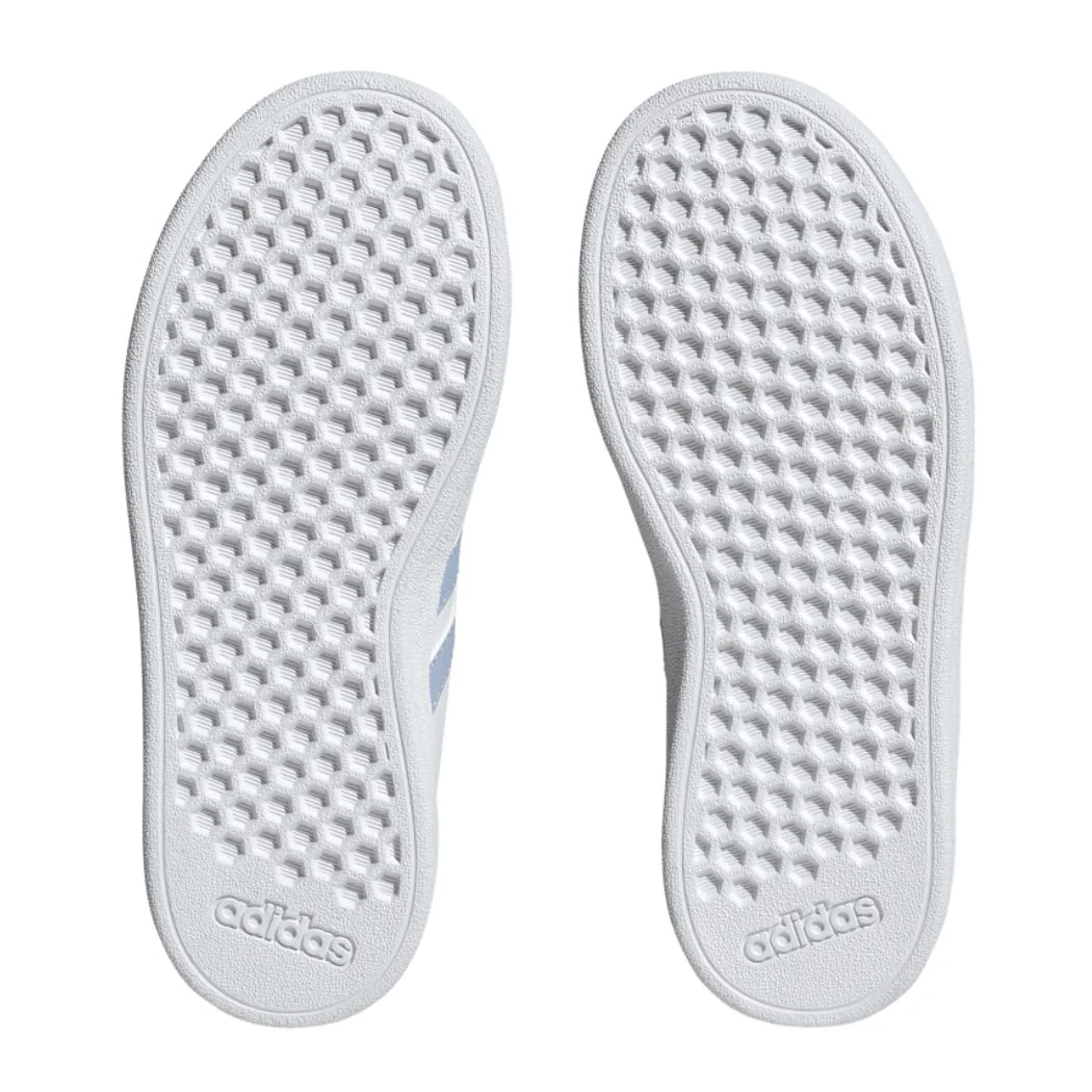 adidas Grand Court 2.0 Elastic Lace and Top Strap Kid's Sneakers - Image 6