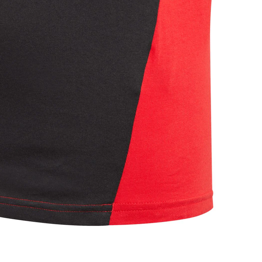 adidas Tiberio 3 Stripes Cotton Kid's Tee - Image 4
