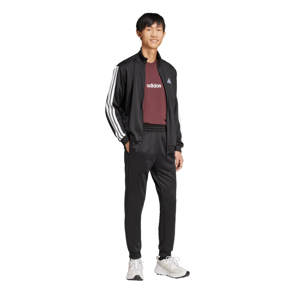 adidas Sportswear Basic 3-Stripes French Terry Men's Track Suit - Image 3