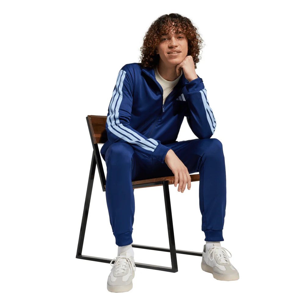 adidas Sportswear Basic 3-Stripes French Terry Men's Track Suit - Image 6
