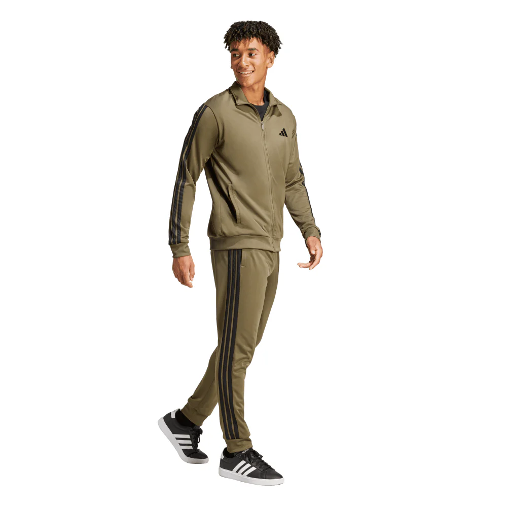 adidas Sportswear Basic 3-Stripes Tricot Men's Track Suit - Image 3