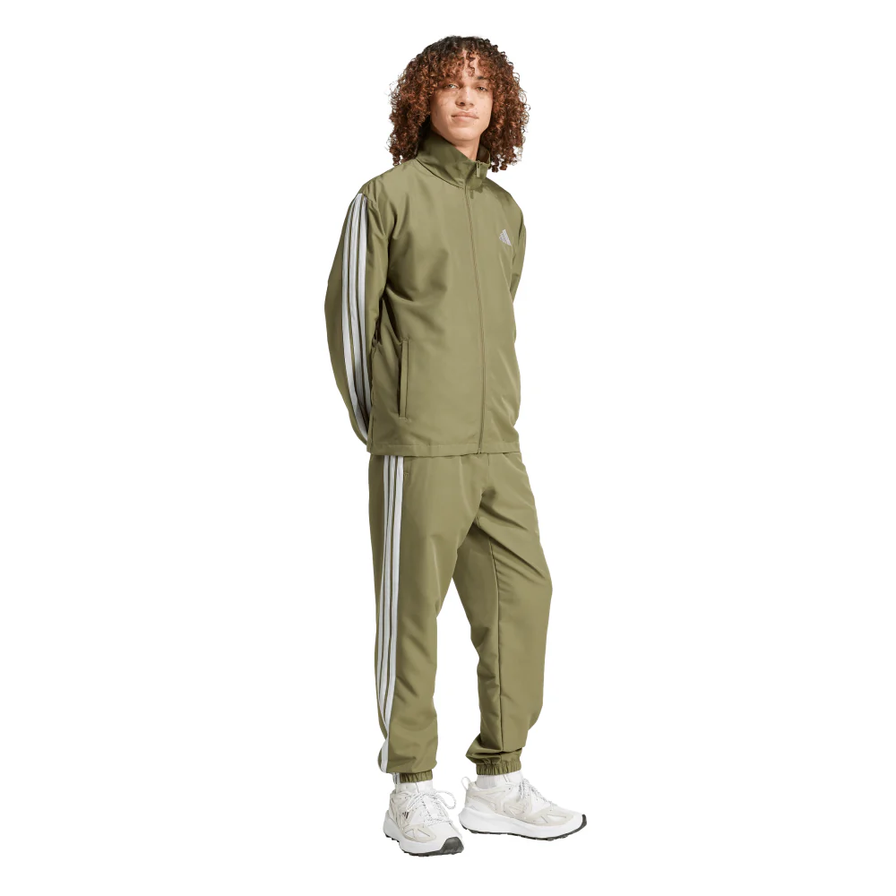 adidas Sportswear Basic 3-Stripes Woven Men's Track Suit - Image 3