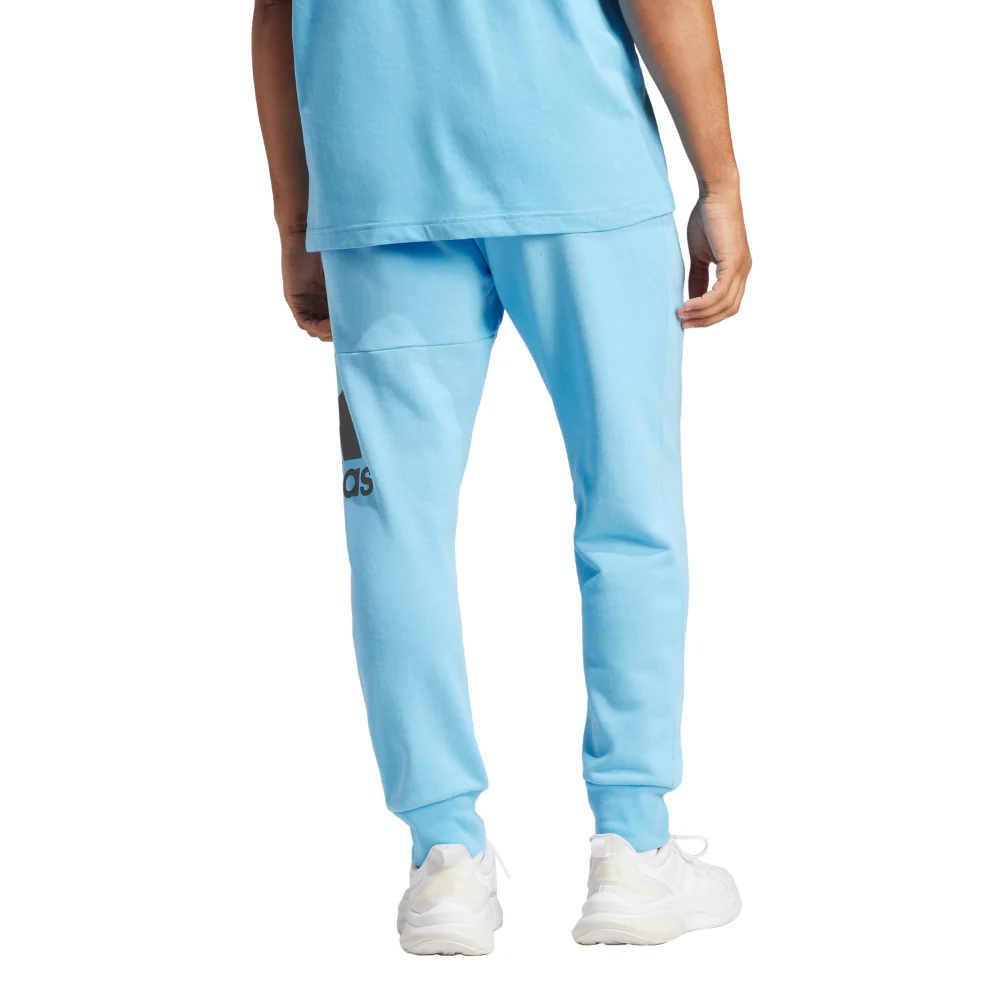 adidas Essentials French Terry Tapered Cuff Logo Men's Jogger Pants - Image 2