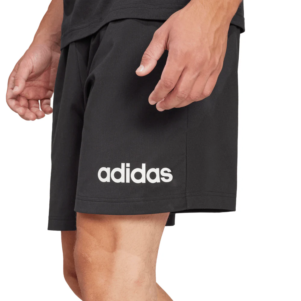 adidas Essentials Linear Single Jersey Men's Shorts - Image 3