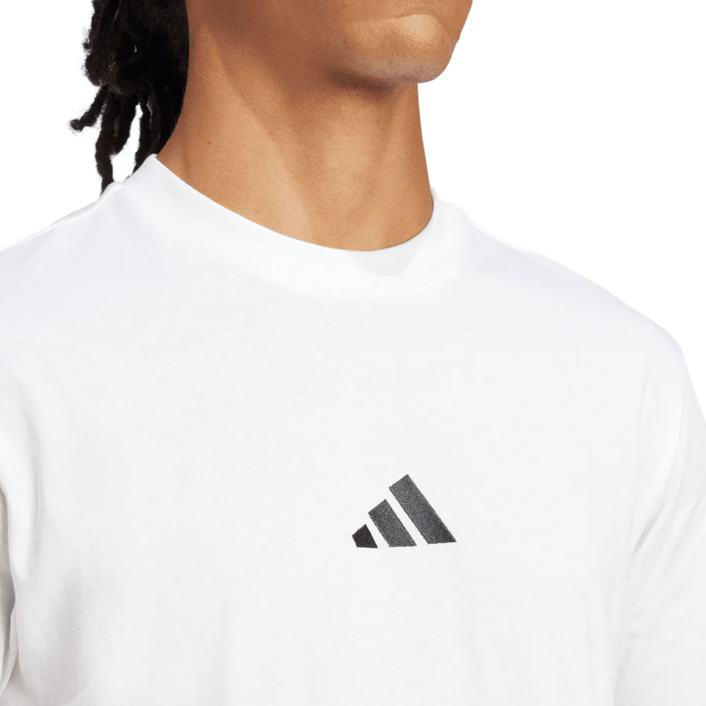 adidas Essentials Small Logo Single Jersey Men's Tee - Image 3