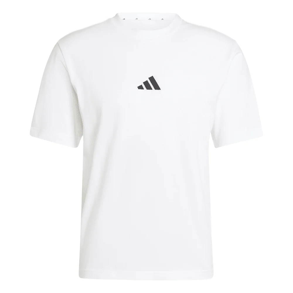 adidas Essentials Small Logo Single Jersey Men's Tee - Image 4