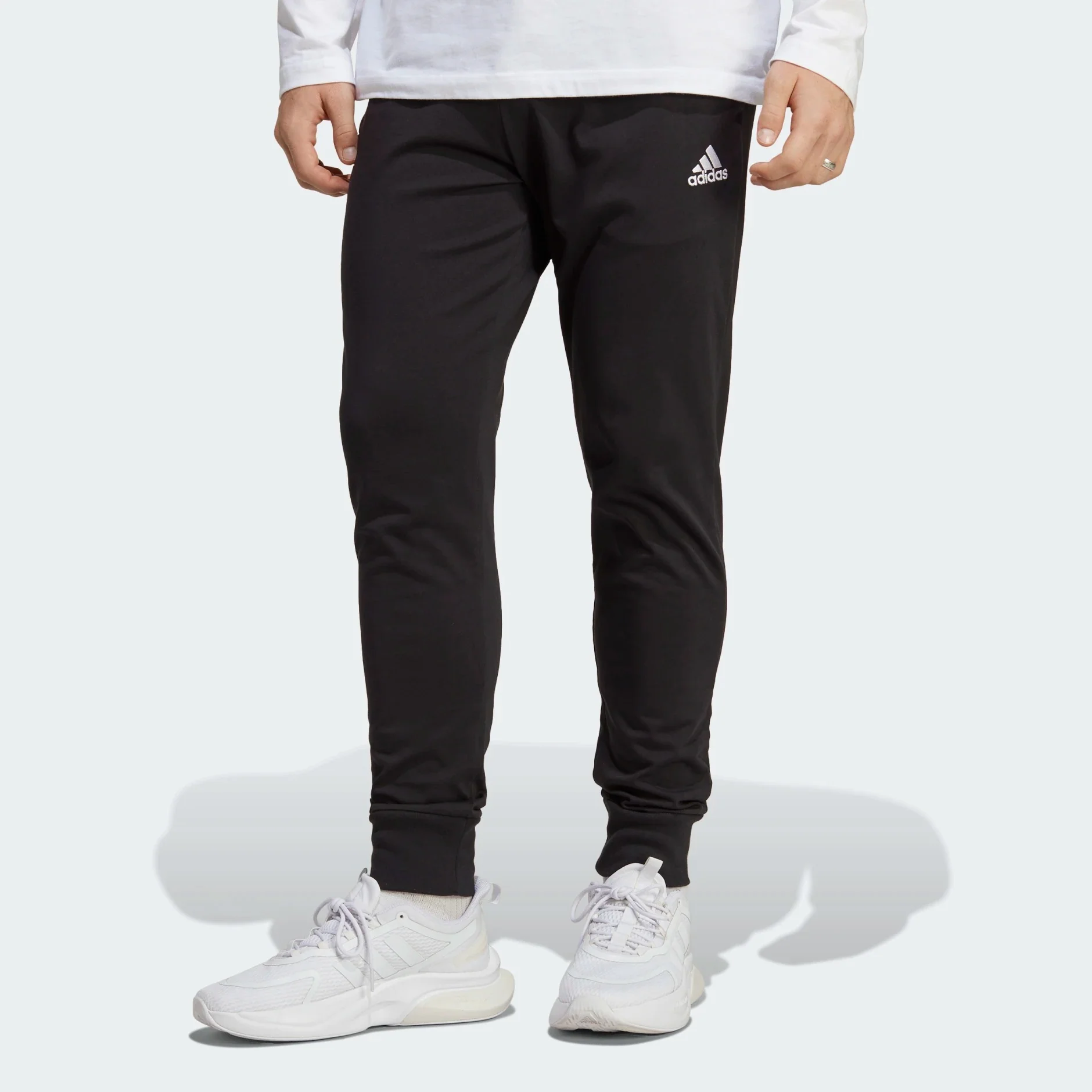adidas Essentials Single Jersey Tapered Cuff Men's Pants - Image 3