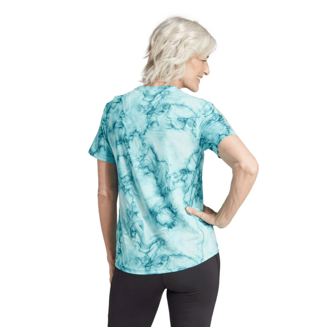 adidas Own The Run Allover Women's Tee - Image 2
