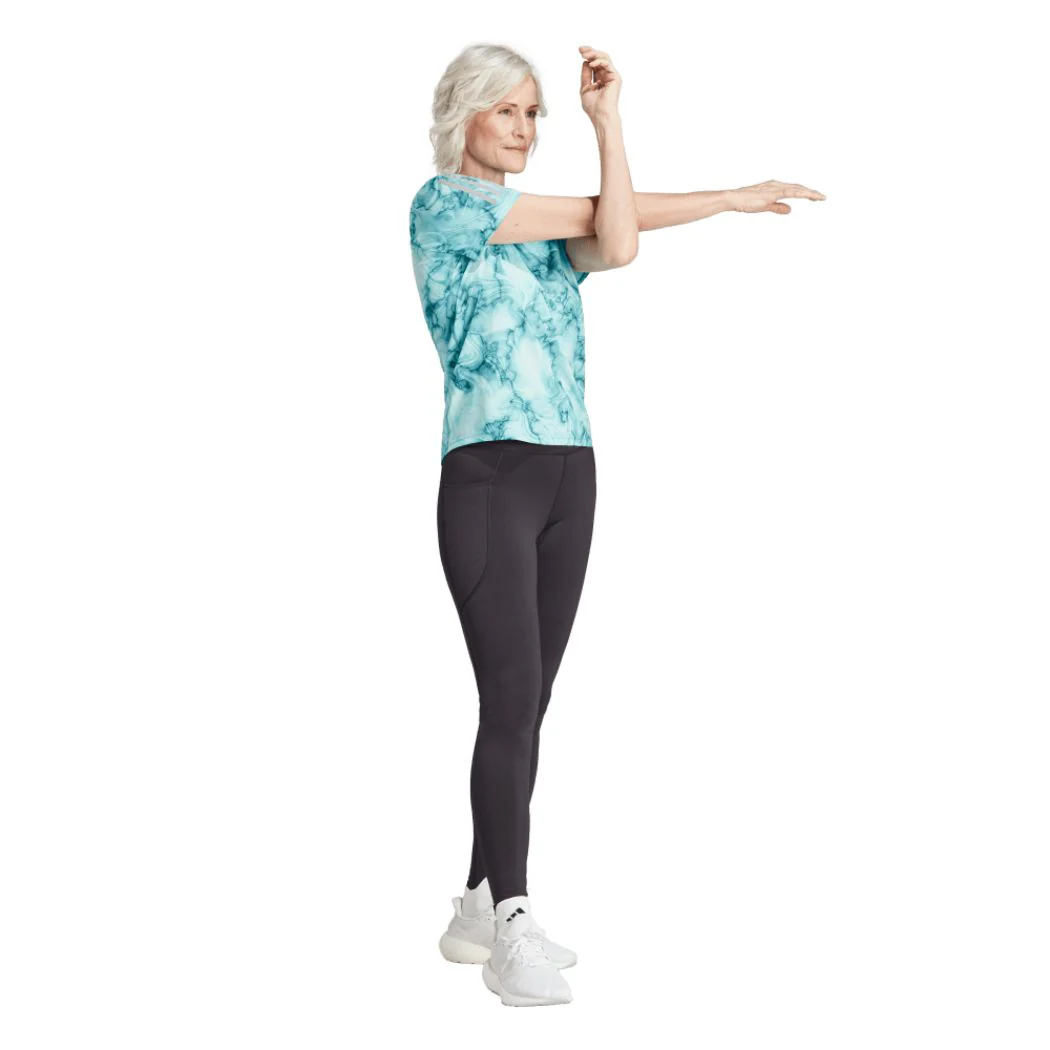 adidas Own The Run Allover Women's Tee - Image 3