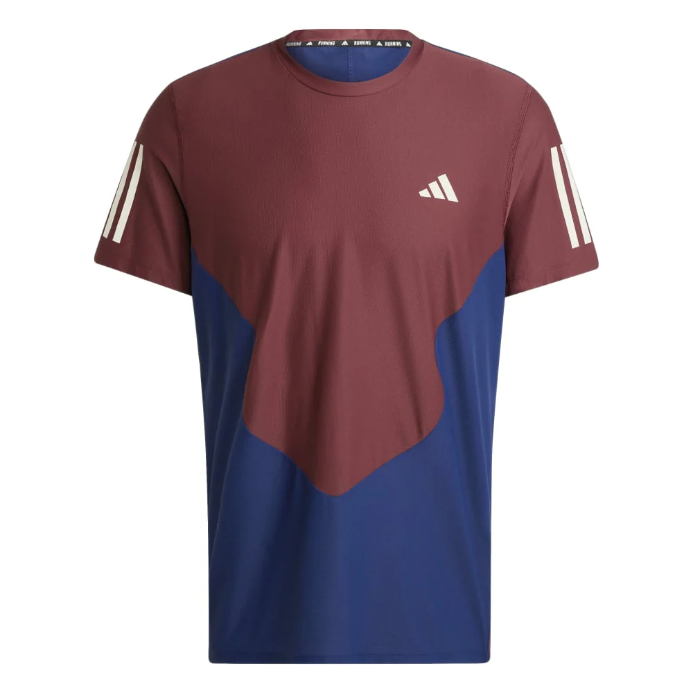 adidas Own The Run Colorblock AEROREADY Men's Tee - Image 4