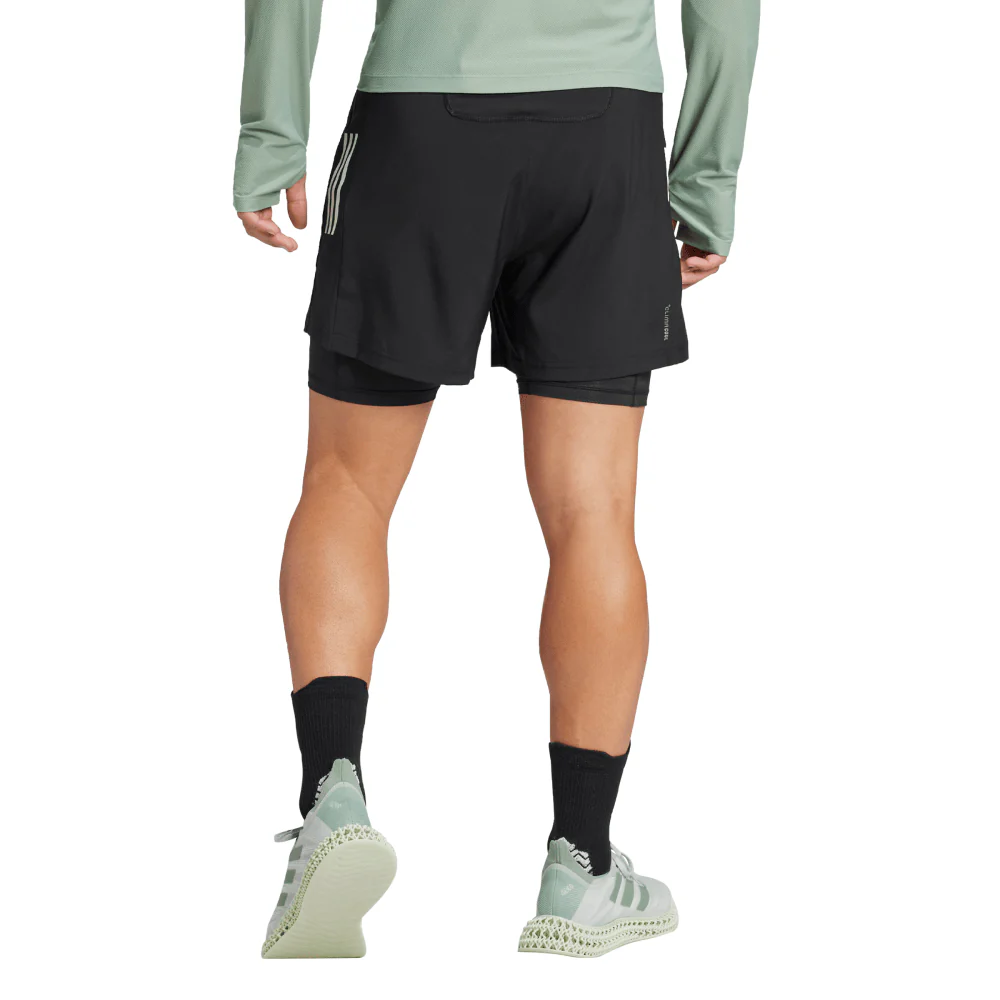 adidas Own the Run CLIMACOOL 2-in1 Men's Shorts - Image 2