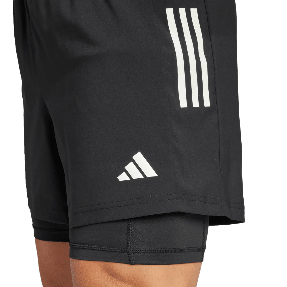 adidas Own the Run CLIMACOOL 2-in1 Men's Shorts - Image 4
