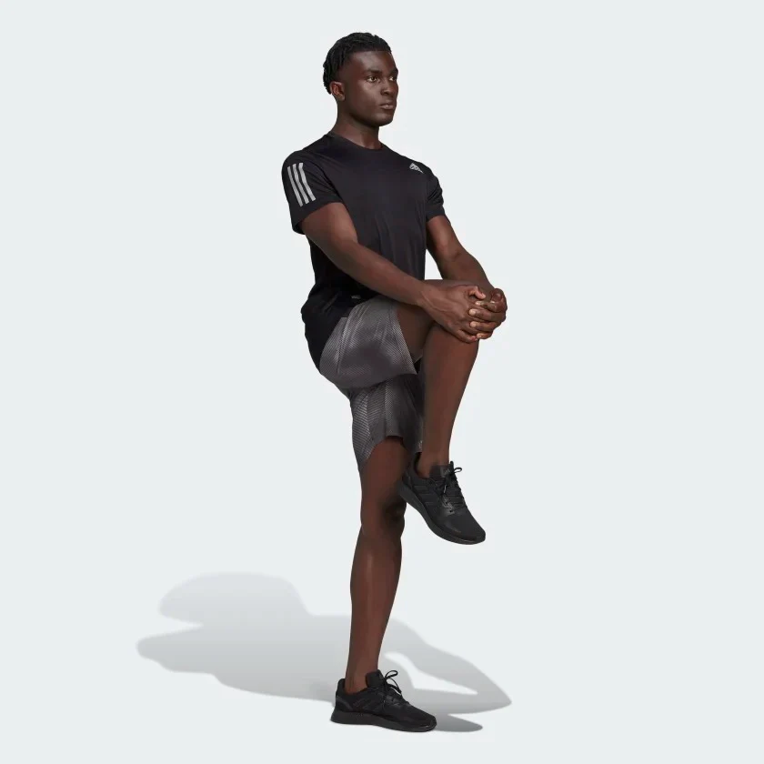 adidas Own the Run Colorblock Men's Shorts - Image 3