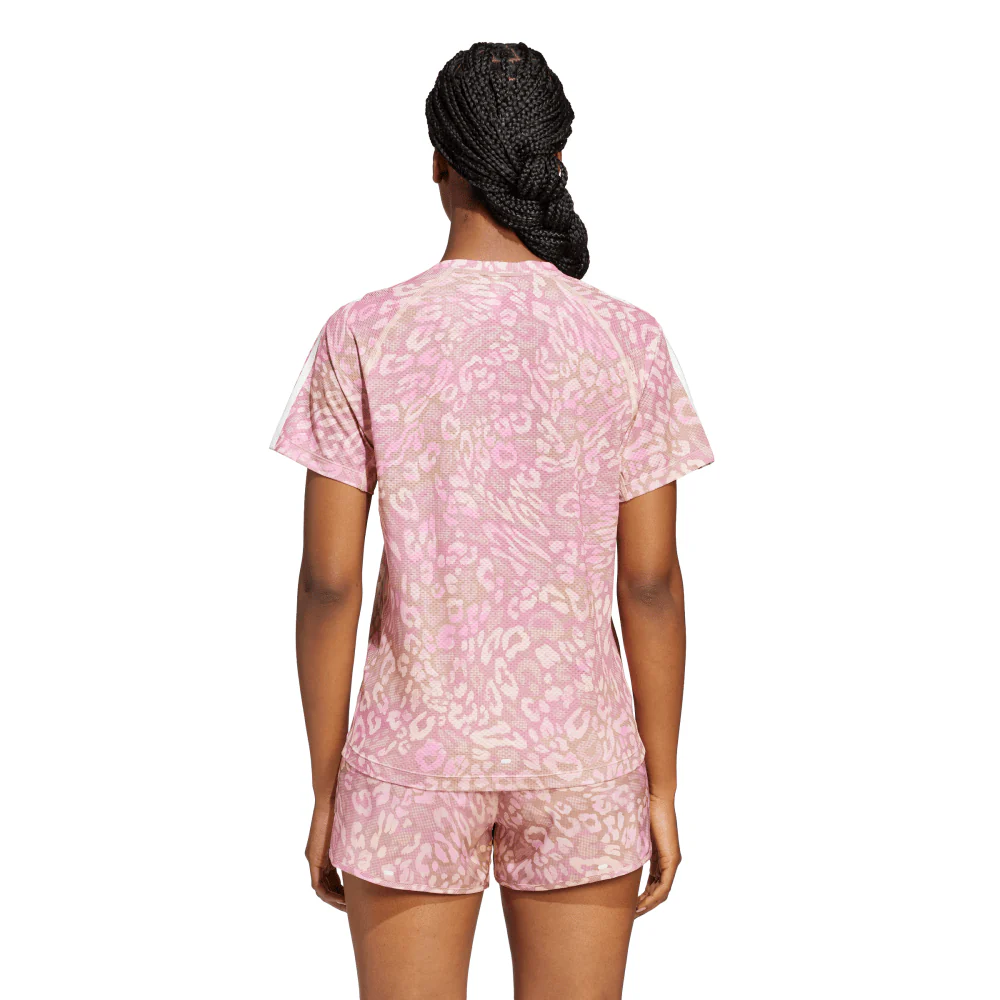 adidas Own The Run CLIMACOOL 3-Stripes Women's Tee - Image 2