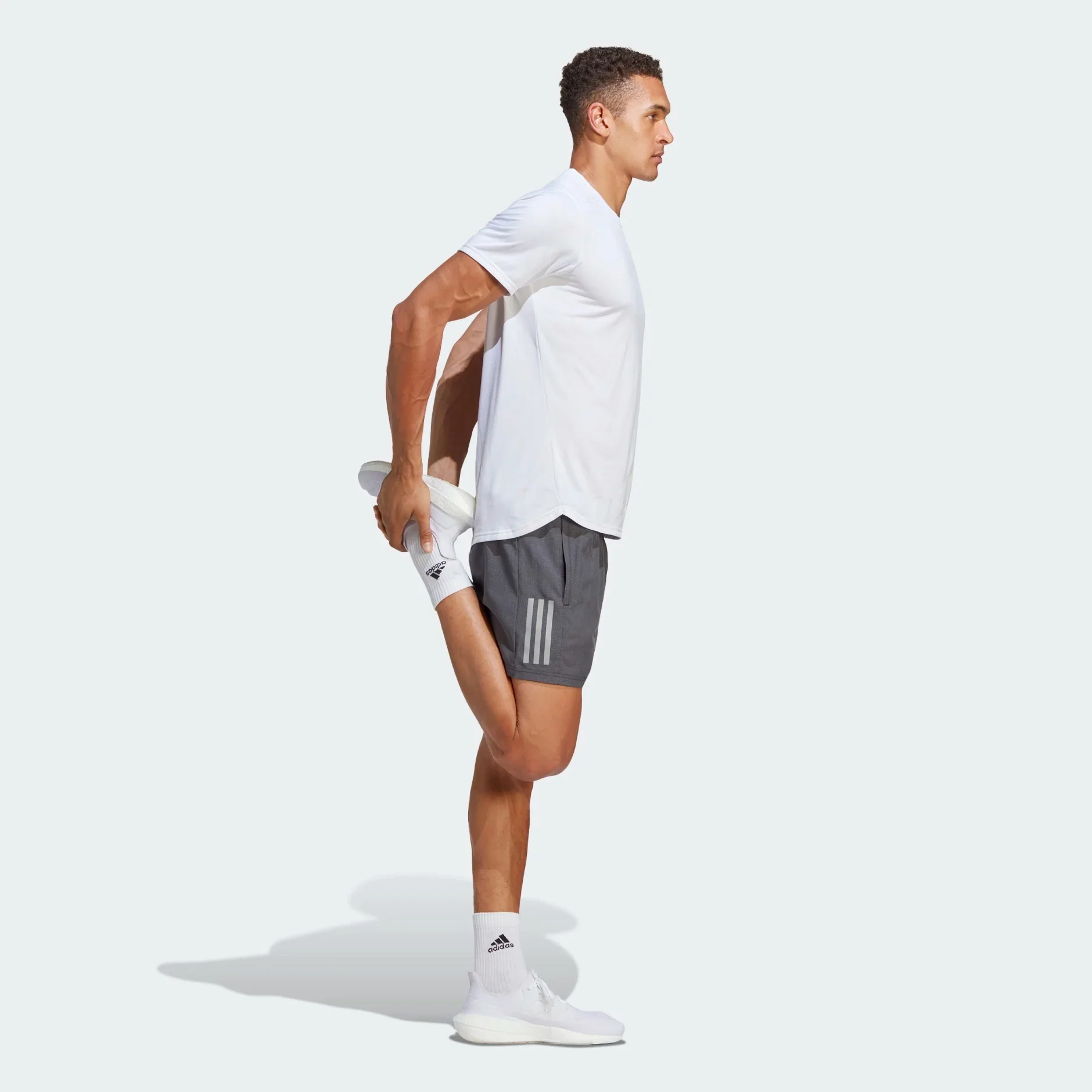 adidas Own the Run Heather Men's Shorts - Image 3