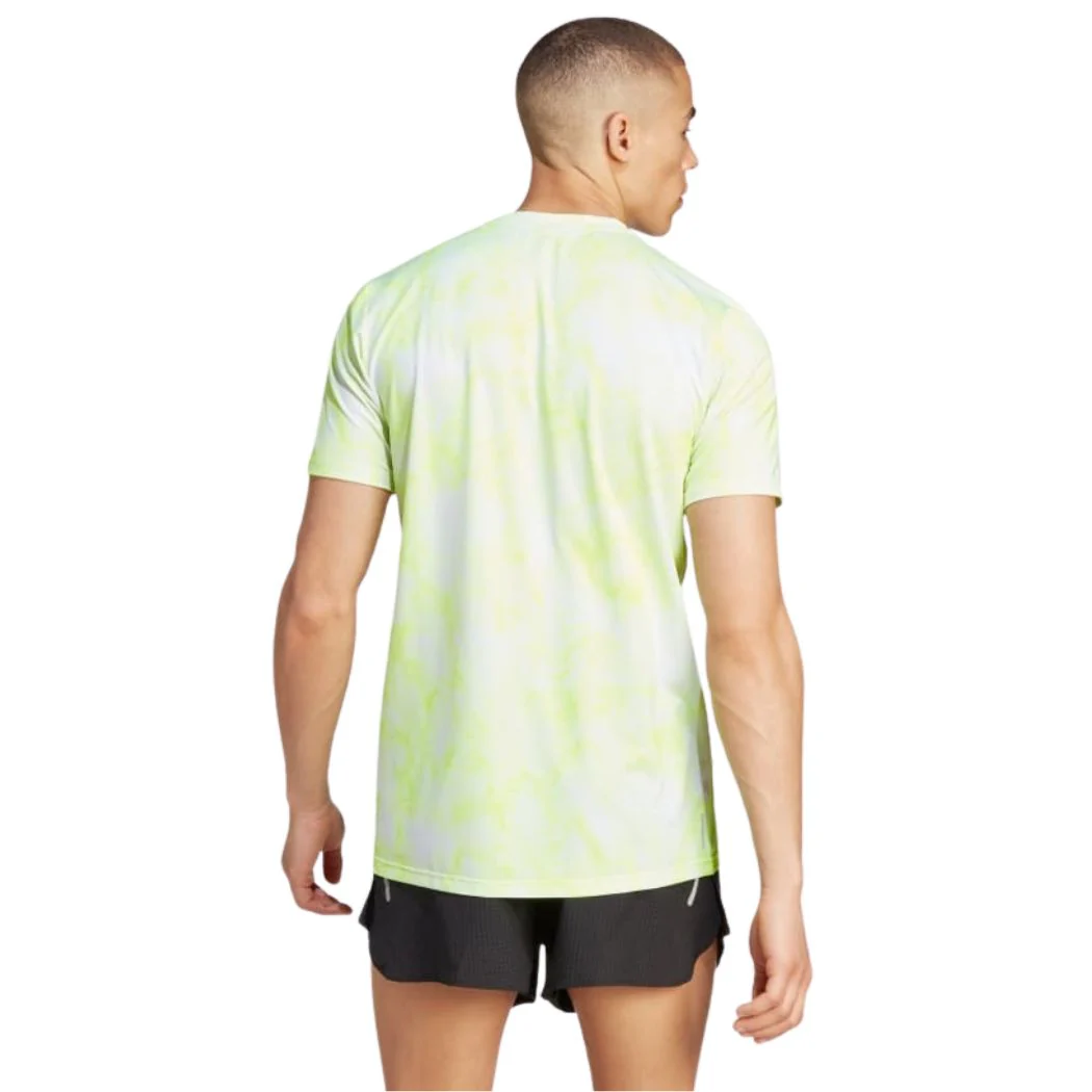 adidas Own The Run Allover Print Men's Tee - Image 2