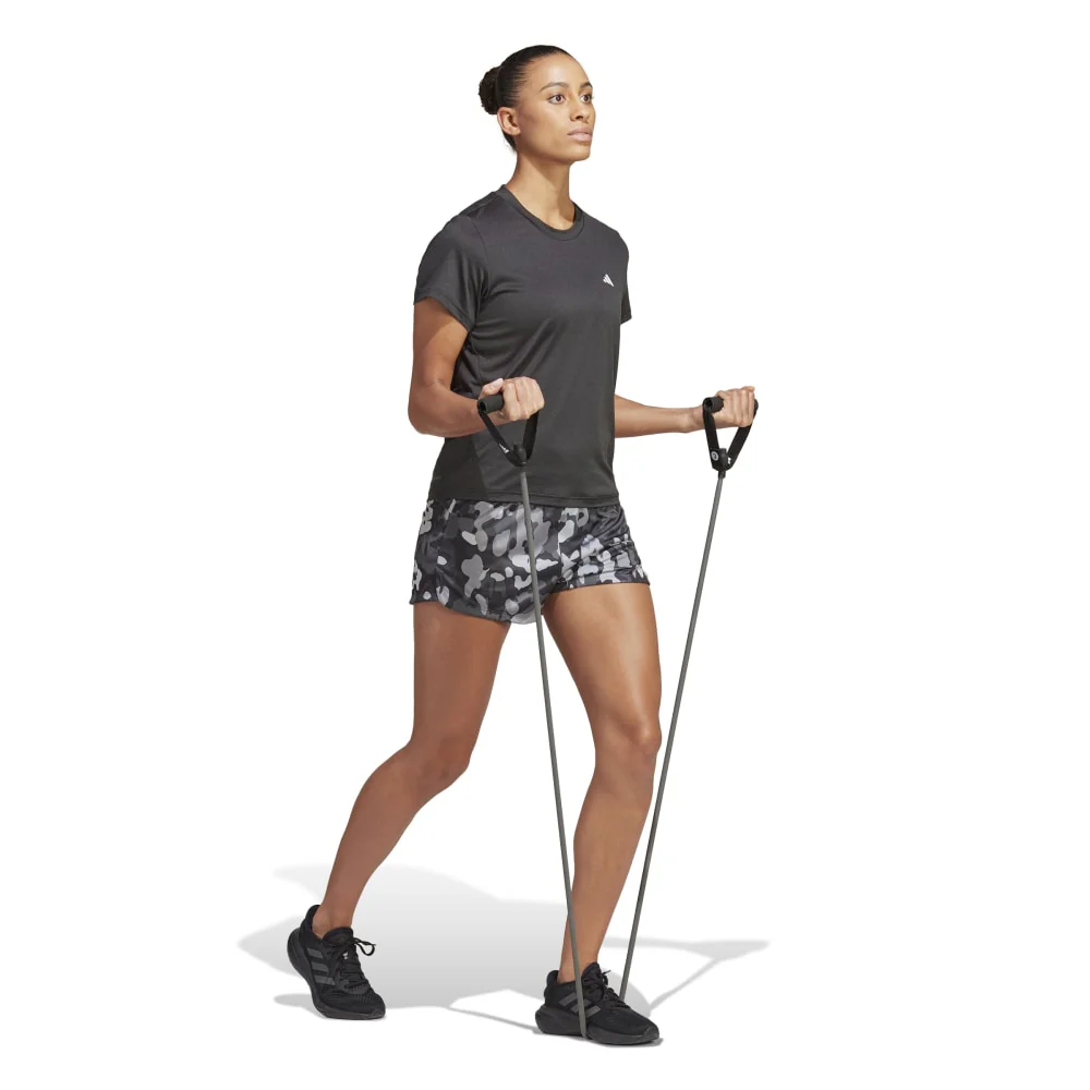 adidas Pacer Aeroready Train Essentials Minimal Branding Floral Print Women's Shorts - Image 3