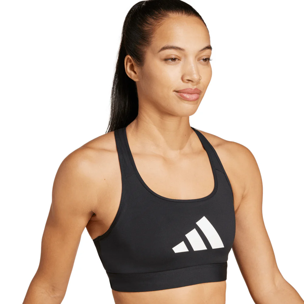 adidas Powerreact Graphic Women's Sports Bra - Image 5