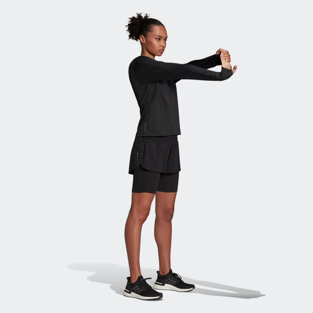 adidas Run Icons Two-in-One Women's Running Shorts - Image 3