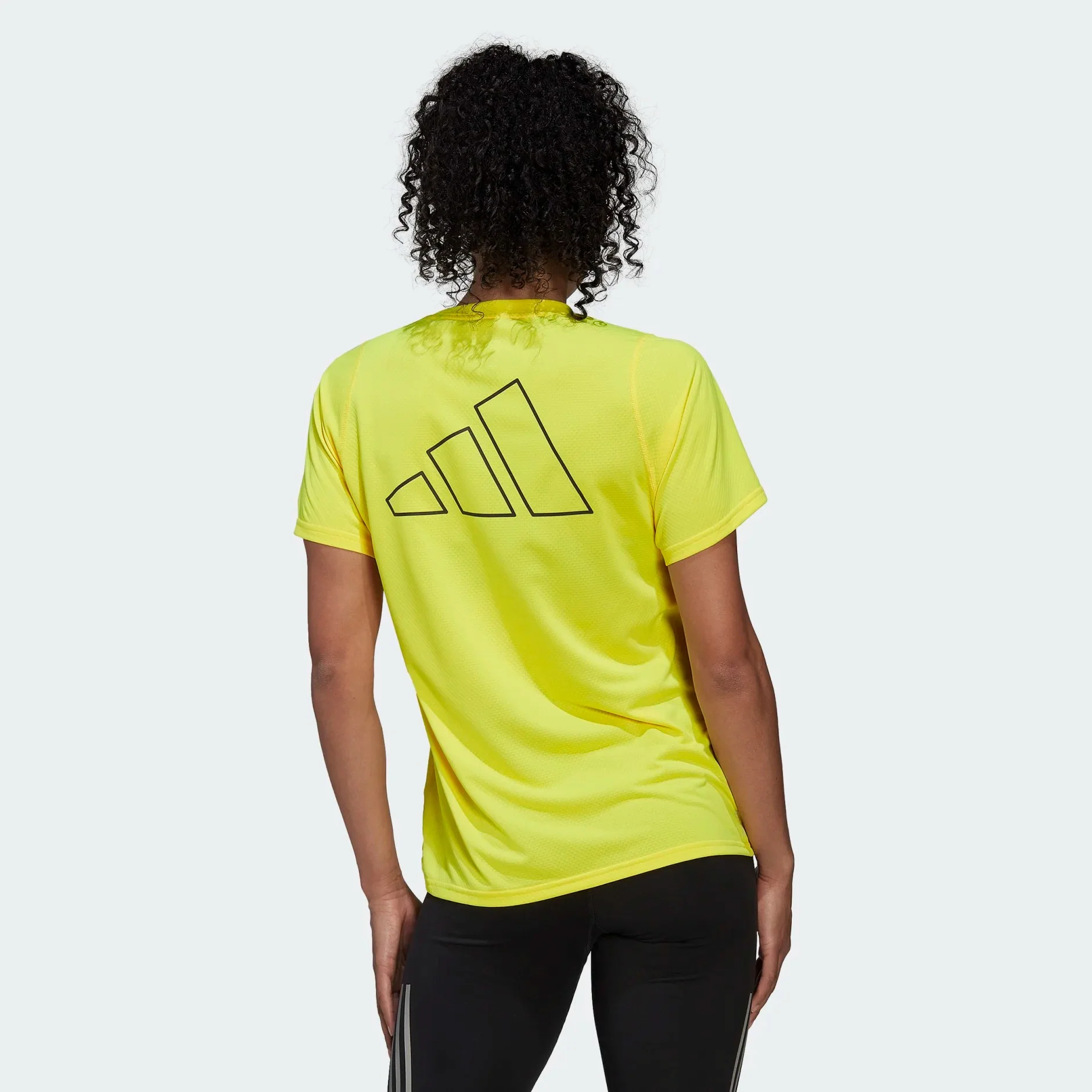 adidas Run Icons 3 Bar Women's Tee - Image 2