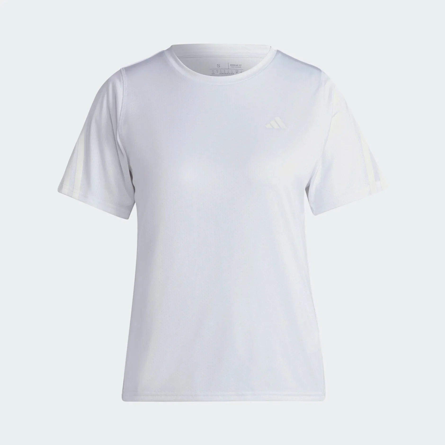 adidas Run Icons 3-Stripes Low-Carbon Women's Running Tee - Image 4