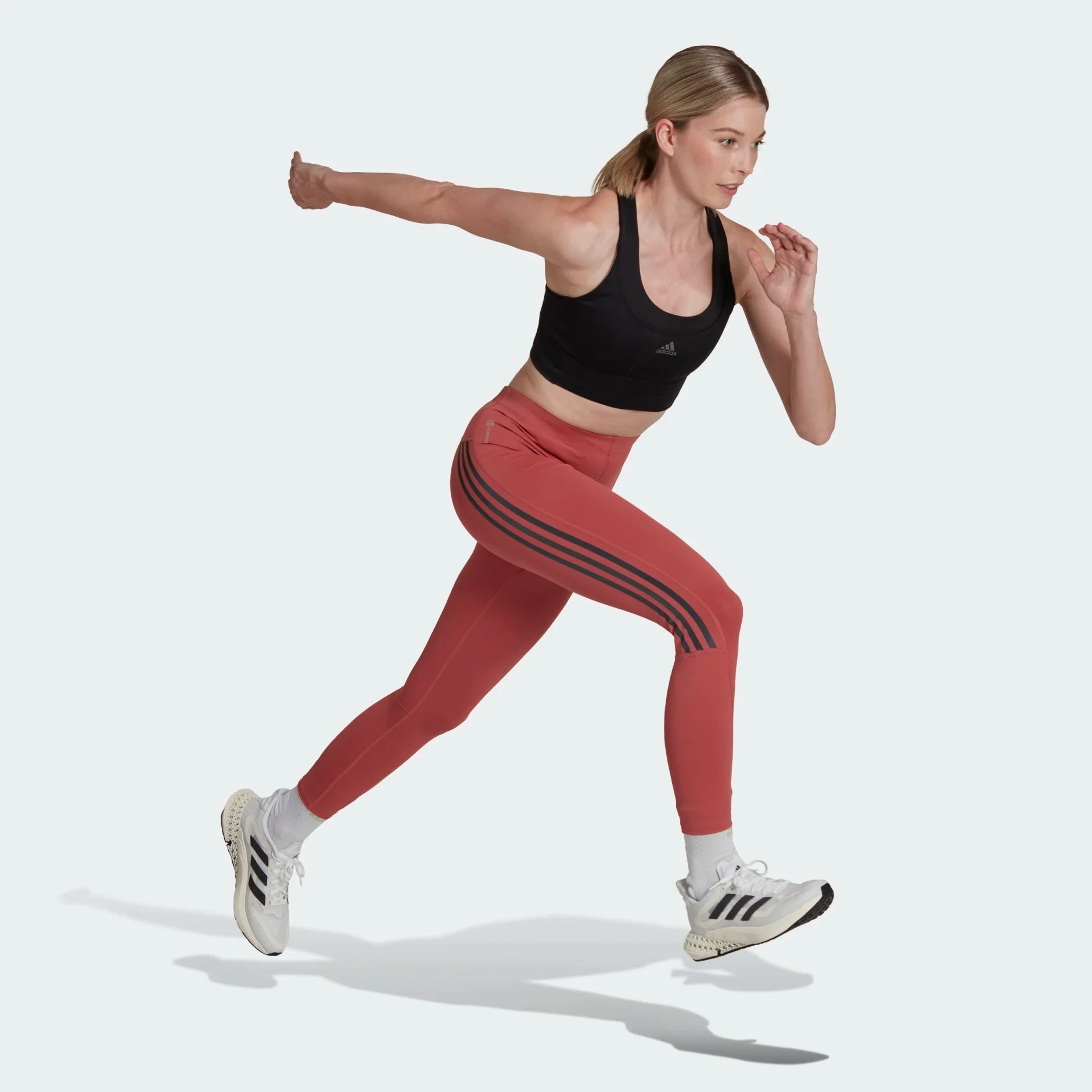 adidas Run Icons 3-Stripes 7/8 Women's Running Leggings - Image 3