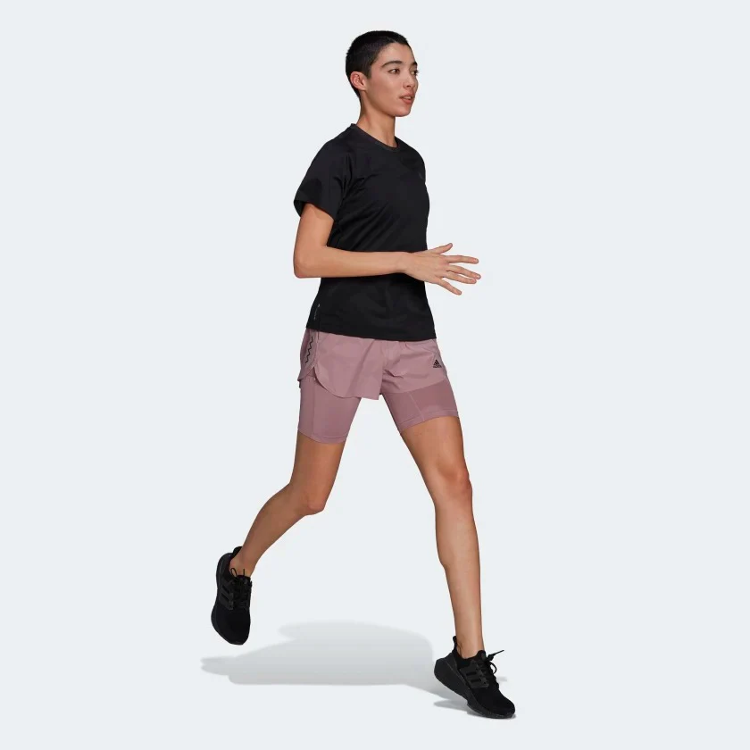 adidas Run Fast Two-in-One Women's Shorts - Image 3