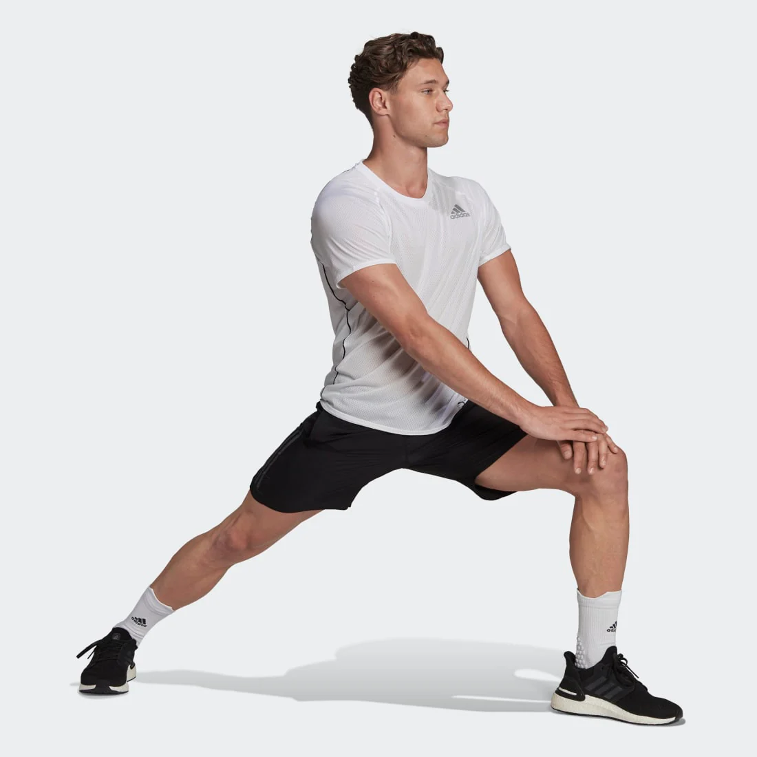 adidas Run Icons Full Reflective 3-Stripes Men's Shorts - Image 3