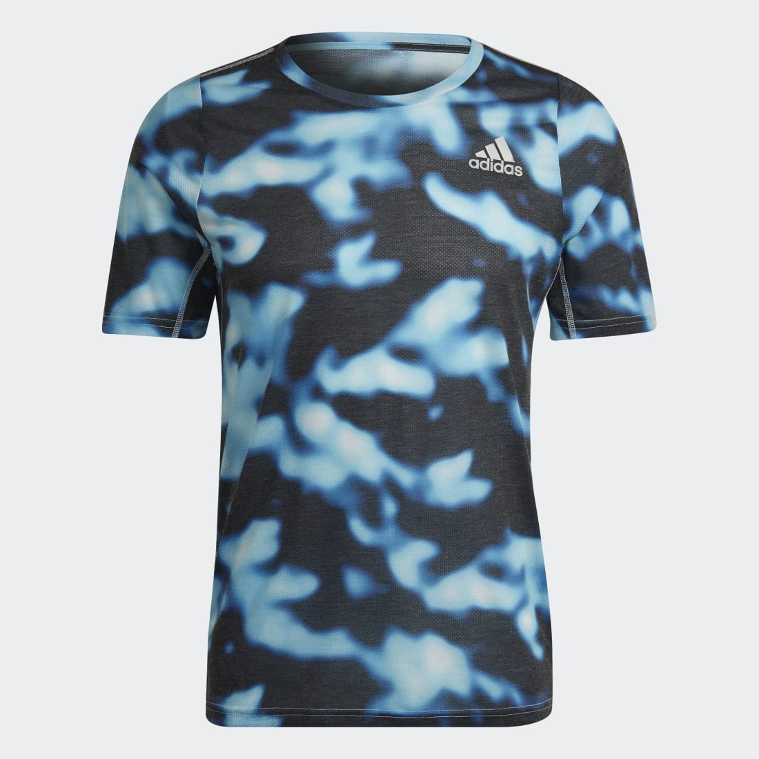 adidas Run Icons 3-Bar Allover Print Men's Tee - Image 4